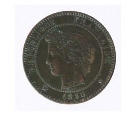 Monnaie, France, 10 centimes Cérès, IIIème République, Bronze, 1896, Paris (A), P12465