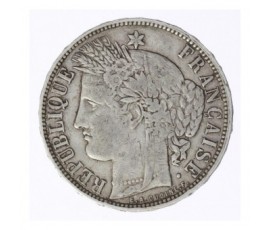 Monnaie, France, 5 francs Cérès, Gouvernement de défense nationale, Argent, 1870, Bordeaux (K), P12482