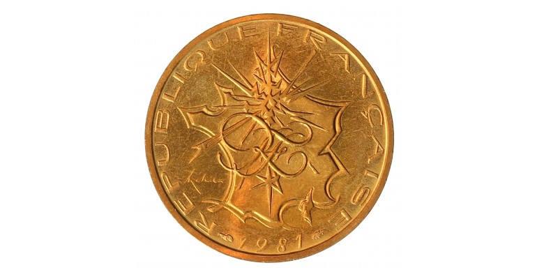 Monnaie, France, 10 francs Mathieu, Vème République, Cupro-nickel aluminium, 1981, Pessac, P12498