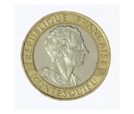 Monnaie, France, 10 francs Montesquieu, Vème République, Bronze-aluminium, 1989, Pessac, P12502