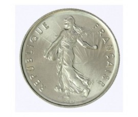 Monnaie, France, 5 francs Semeuse, Vème République, Nickel, 1985, Pessac, P12505