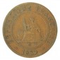 Monnaie, Colonies, 1 centième, Indochine, Bronze, 1889, Paris (A), P10746