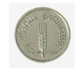 Monnaie, France, 1 centime BU à l'épi, Vème république, Acier Inoxydable, 1994, Pessac, P12517