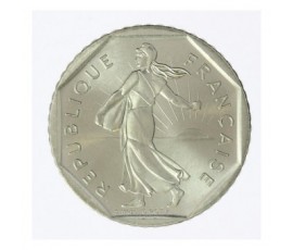 Monnaie, France, 2 francs Semeuse, Vème République, Nickel, 1986, Pessac, P12527