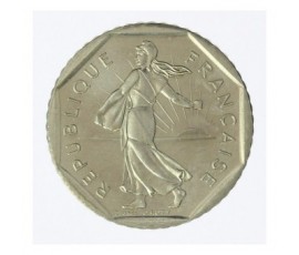 Monnaie, France, 2 francs Semeuse, Vème République, Nickel, 1990, Pessac, P12528