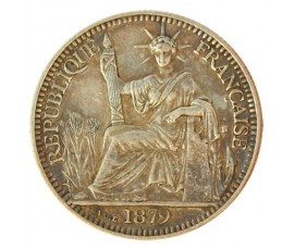Monnaie, Colonies, 10 cent, Cochinchine, Argent, 1879, Paris (A), P10749