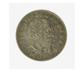 Monnaie, Italie, 20 centesimi, Victor Emmanuel II, Argent, 1863, Turin, P12706