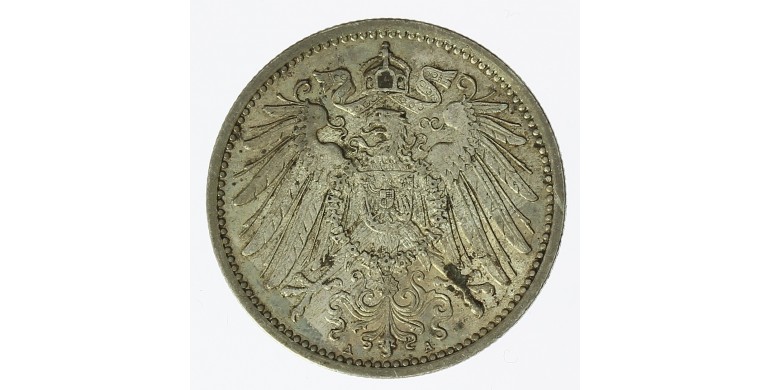 Monnaie, Allemagne, 1 mark, Wilhelm II, Argent, 1907, Berlin, P12710