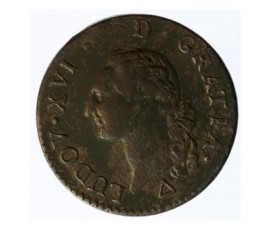 Monnaie, France, Sol à l'écu, Louis XVI, Cuivre, 1791, Orléans (R), P12765