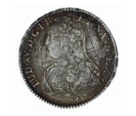 Monnaie, France, 1/2 écu aux branches d'olivier, Louis XV, Argent, 1729, Bayonne (L), P12785