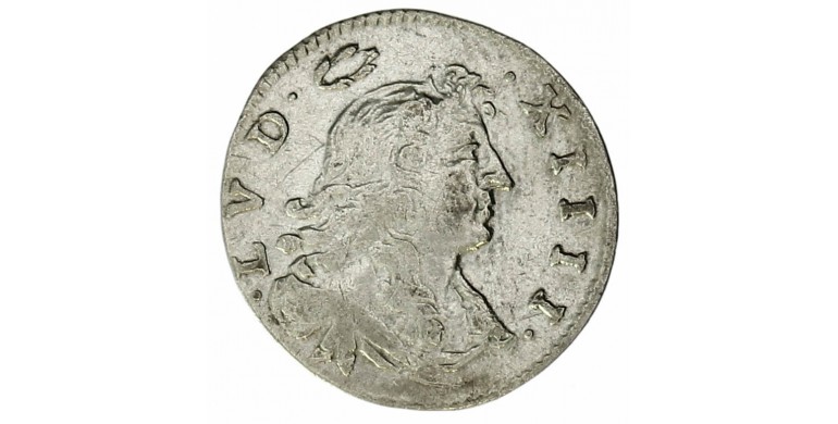Monnaie, France, 2 sols des traitants, Louis XIV, Argent, 1675, Paris (A), P12786