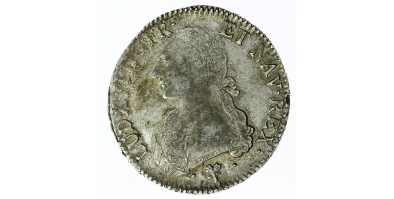 Monnaie, France, Ecu aux branches d'olivier, Louis XVI, Argent, 1786, Bayonne (L), P12803