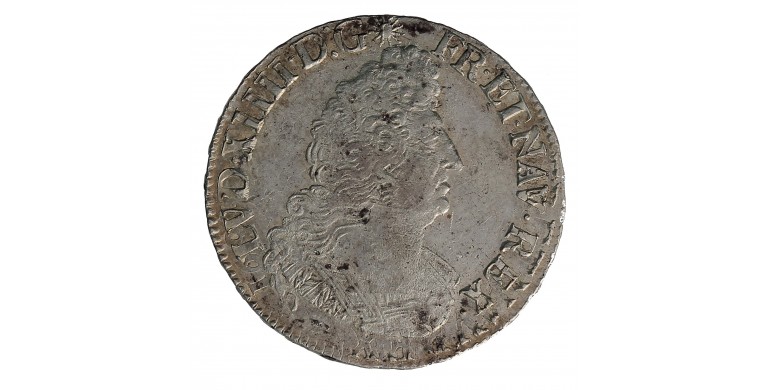 Monnaie, France, 1/2 Ecu aux palmes, Louis XIV, Argent, 1694, Tours (E), P12852