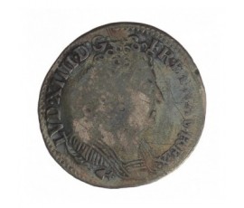 Monnaie, France, 1/10 Ecu aux 3 couronnes, Louis XIV, Argent, 1710, Besançon (_C), P12867