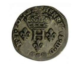 Monnaie, France, Double sol parisis, Henri III, Billon, 1583, Toulouse (M), P12889