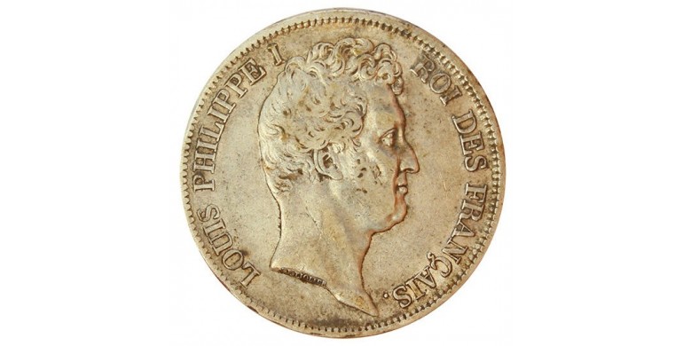 Monnaie, France , 5 francs, Louis-Philippe Ier, Argent, 1831, Lille (W), P10813