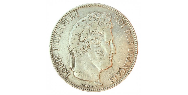 Monnaie, France , 5 francs, Louis-Philippe Ier, Argent, 1836, Bordeaux (K), P10820