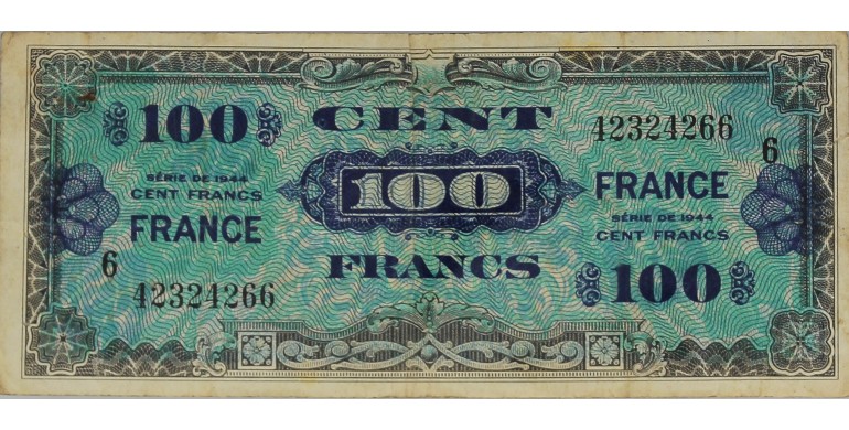 Billet, France , 100 Francs Verso France , 04/06/1945, B10135