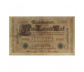 Billet, Allemagne, 1000 Mark Navigation et Agriculture, 21/04/1910, B10239