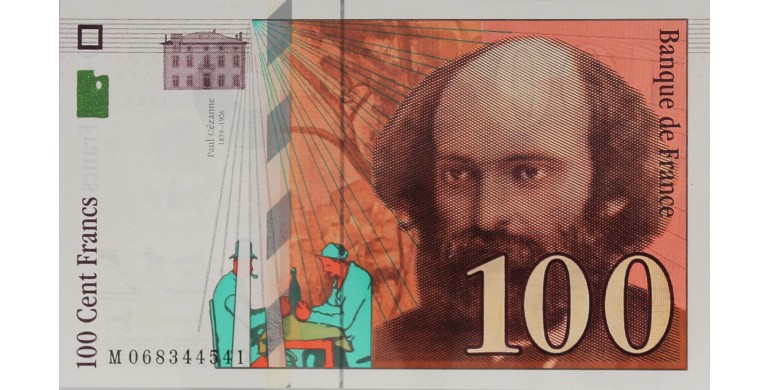 Billet, France , 100 Francs Cézanne, 1998, B10247