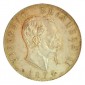 Monnaie, Italie , 5 lire, Victor Emmanuel II, Argent, 1876, Rome (R), P10842