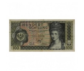 Billet, Autriche, 100 Shilling Angelika Kauffmann, 02/01/1969, B10456