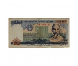 Billet, Vietnam, 5000 Dong Ho Chi Minh, 1987, B10534