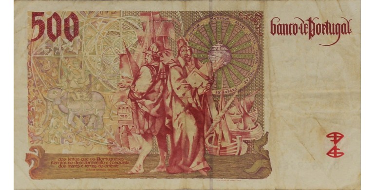 Billet, Portugal, 500 Escudos Joao de Barros, 17/04/1997, B10536