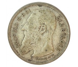 Monnaie, Belgique , 2 francs, Léopold II, Argent, 1909, Bruxelles, P10933