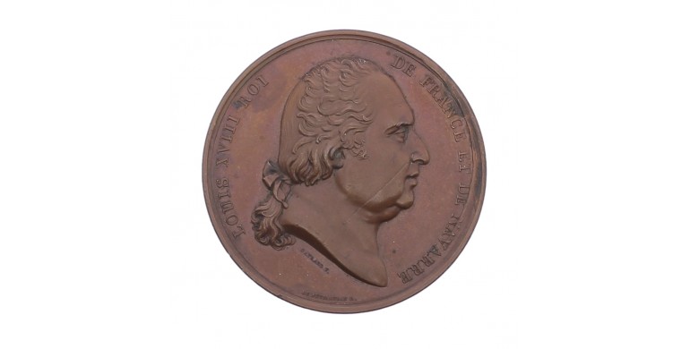 Médaille pour le baptême du duc de Bordeaux,1821,Bronze, M10025