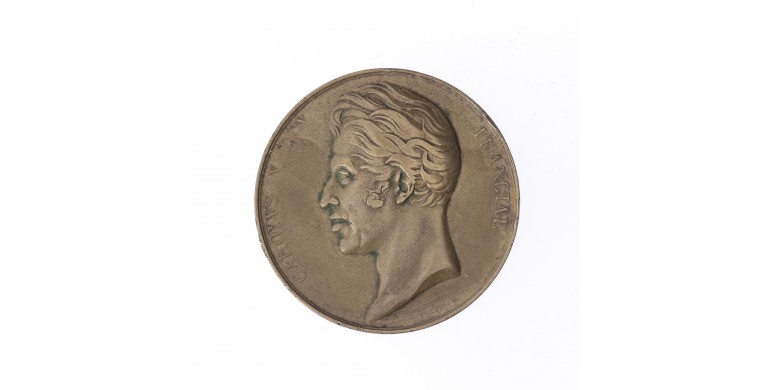 Médaille du sacre de Reims ,1825,Bronze, M10030