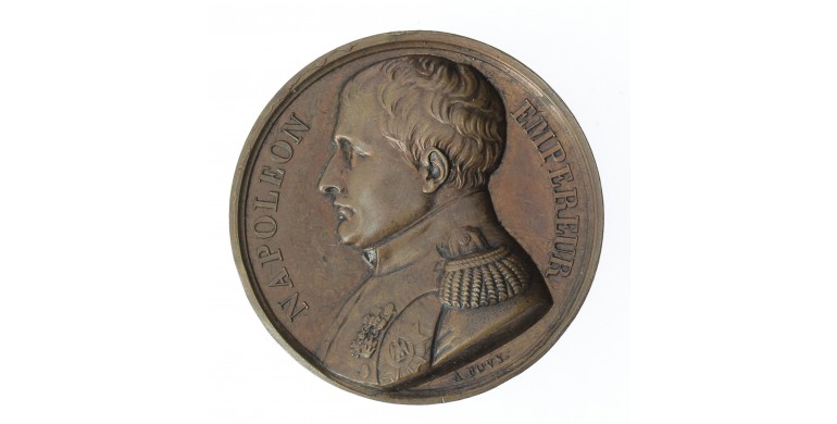 Médaille de Napoléon Ier empereur - Mémorial de Sainte-Hélène,1840,Bronze, M10041
