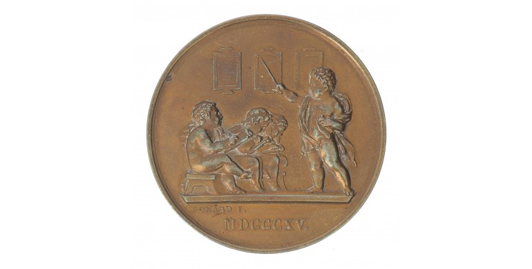 Médaille de la société pour l'instruction élémentaire,1840,Bronze, M10043