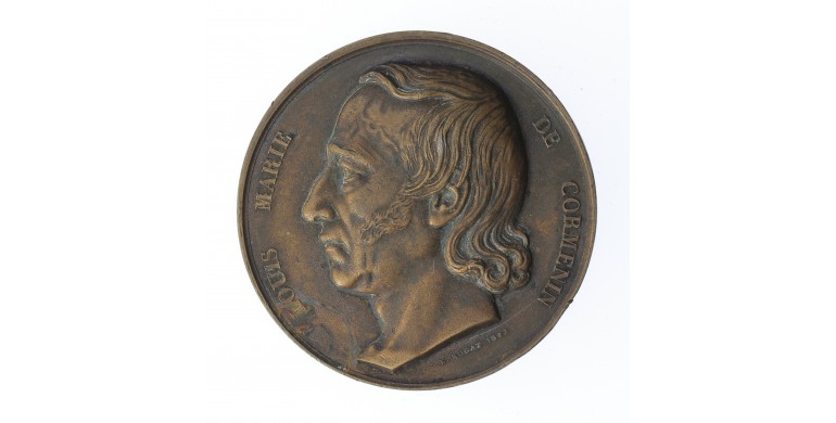 Médaille d'hommage à Louis Marie De Cormenin,1842,Bronze, M10046