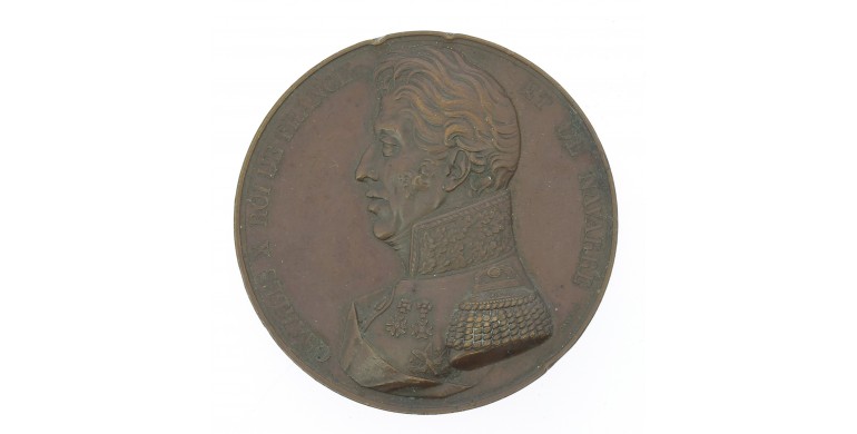 Médaille de Charles X  - Série des rois de France,S.d (1835/1840),Bronze, M10057