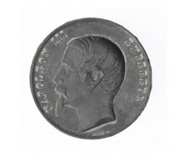 Médaille de Napoléon III empereur pour l'exposition universelle de 1855,1855,Etain, M10063