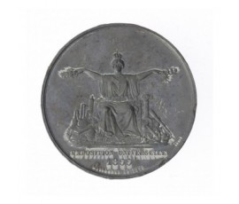 Médaille de Napoléon III empereur pour l'exposition universelle de 1855,1855,Etain, M10064