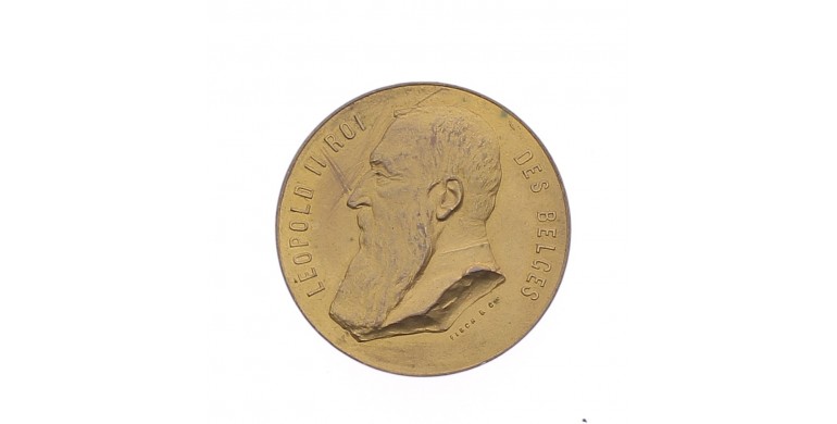 Médaille de l'exposition internationale de Gand 1903,1903,Bronze doré, M10090