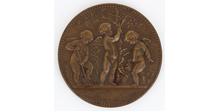 Médaille de la société d'horticulture Tourangelle,S.d,Bronze, M10093