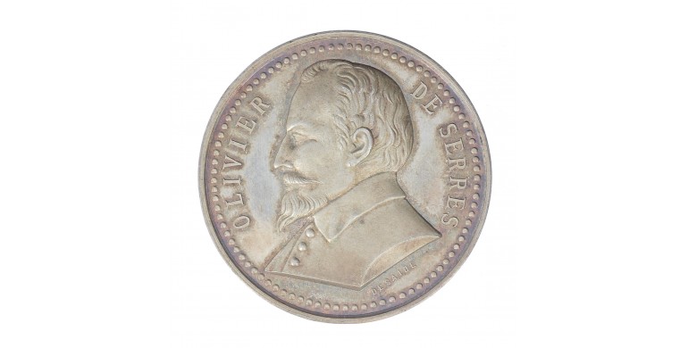 Médaille d'Olivier De Serres pour la société d'agriculture de la Mayenne,Argent, M10101