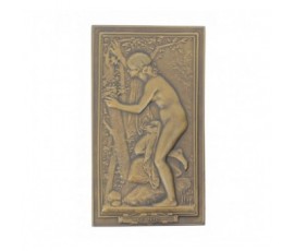 Médaille/Plaque uniface "Le Nid"  par Daniel Dupuis,S.d (1890),Bronze, M10104