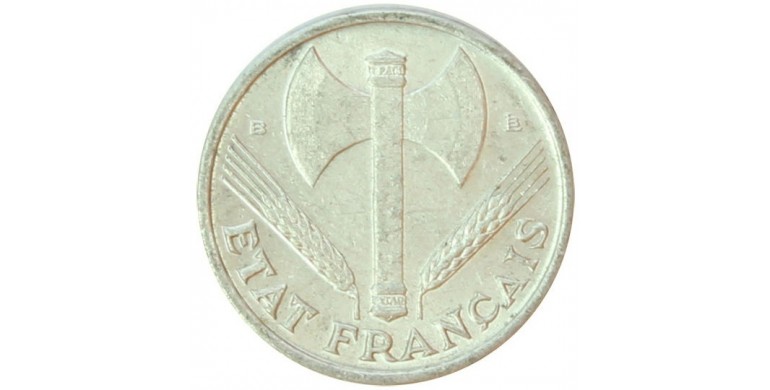 Monnaie, France , 50 centimes Francisque, Gouvernement de Vichy, Aluminium, 1944, Beaumont le Roger (B), P11037