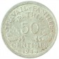 Monnaie, France , 50 centimes Francisque, Gouvernement de Vichy, Aluminium, 1944, Beaumont le Roger (B), P11037