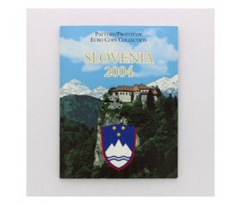 Slovénie, Coffret Essai Euros 2004, 8 pièces, C10111