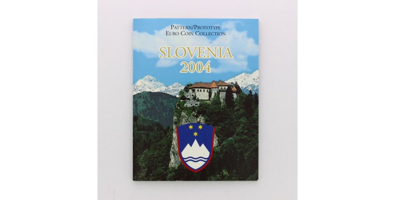 Slovénie, Coffret Essai Euros 2004, 8 pièces, C10111