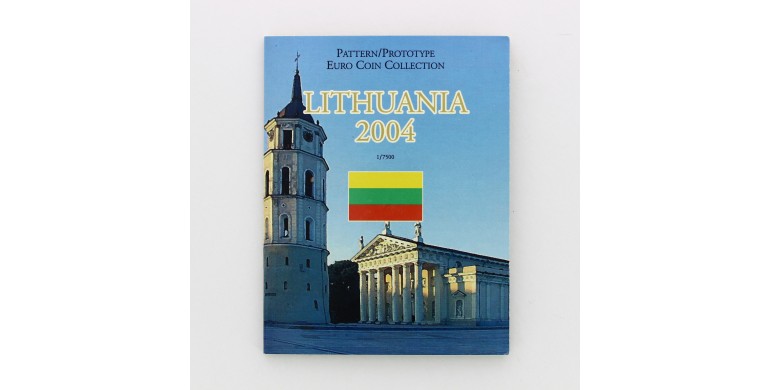 Lituanie, Coffret Essai Euros 2004, 8 pièces, C10113