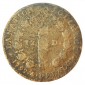 Monnaie, France , 12 deniers type françois, Louis XVI, Métal de cloche, 1792, Dijon (D.), P11051