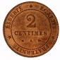 Monnaie, France , 2 centimes Cérès, IIIème République, Bronze, 1878, Paris (A), P11056