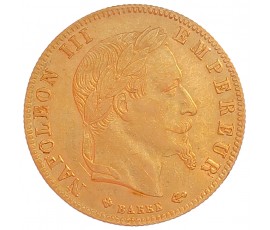 Monnaie, France, 5 Francs, Napoélon III, Or, 1868, Strasbourg (BB), P12997