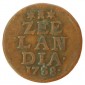 Monnaie, Hollande, Duit, Provinve du Zeeland, Cuivre, 1758, Middelburg, P11103